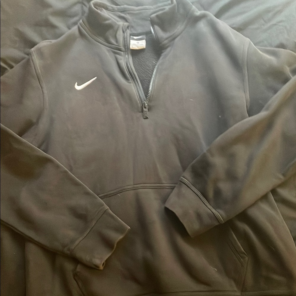 Nike Charcoal Quarter-Zip Sweatshirt